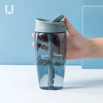 Youpin Jordanjudy Amestecand cupa de vară în aer liber de fitness sport cup portabil tritan plastic de sănătate cana de apa 700 ml sticla de apa