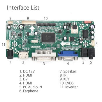 Yqwsyxl Control Board Monitor Kit pentru G150XG01 V1 V. 1 HDMI + DVI + VGA LCD ecran cu LED-uri Controler de Bord Driver