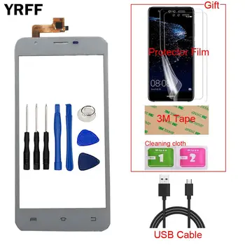 YRFF Mobil Touch Ecran Pentru BQ BQS-5505 BQS 5505 Touchscreen Touch Screen Digitizer Senzor Panou Frontal de Lentile de Sticlă Instrumente Cadou