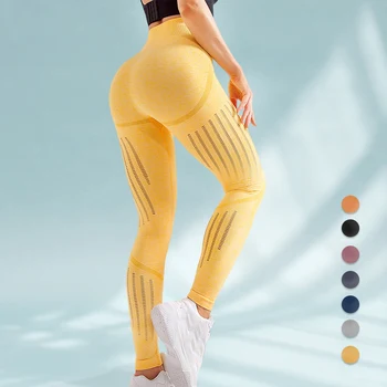 Yuerlian Bubble Butt Talie Mare Fără Sudură Respirabil Fittness Legging Strâns Femei Pantaloni De Yoga Solide Femei Sweatpant Pantaloni Sport