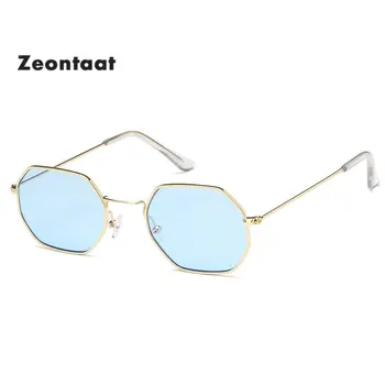 Zeontaat 2019 Pătrat ochelari de Soare Femei Roz Galben Albastru Clar Lentile de Ochelari de Soare pentru Femei Mici Hip Hop ochelari de Soare De Sol