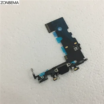 ZONBEMA 5pcs/lot NOU Încărcător Port de Încărcare de Andocare Conector USB Cablu Flex Pentru iPhone X 8 8 Plus De 4.7