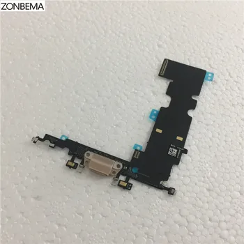 ZONBEMA 5pcs/lot NOU Încărcător Port de Încărcare de Andocare Conector USB Cablu Flex Pentru iPhone X 8 8 Plus De 4.7