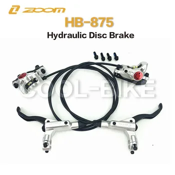 Zoom HB 875 HB-875 MTB Hidraulice, Frana Disc Fata-Spate, Etriere Set 22MM Biciclete de Munte de la Stânga la Dreapta Maneta de Frână Kit de Biciclete de Frână