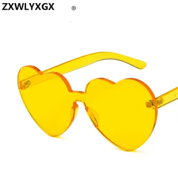 ZXWLYXGX Dragoste Inima ochelari de Soare pentru Femei Brand Designer de Moda Noua drăguț sexy retro Ochi de Pisică Vintage ieftine Ochelari de Soare roșu de sex feminin