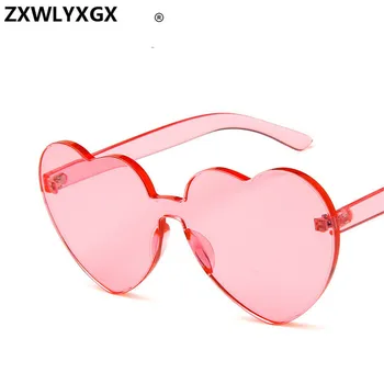 ZXWLYXGX Dragoste Inima ochelari de Soare pentru Femei Brand Designer de Moda Noua drăguț sexy retro Ochi de Pisică Vintage ieftine Ochelari de Soare roșu de sex feminin
