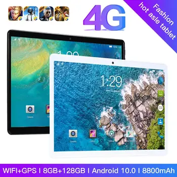 În 2020, cele mai Noi S13 Tableta Pc de 10.1 inch cu rezoluție de 2560 * 1600 Tableta Android 10.0 Pad 8GB+256GB 10-Core Tablete 4G LTE MTK6797 Tablete Pc