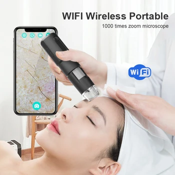 În 2020, cele mai Noi wireless WIFI portabil de 100 de ori zoom Digital 50X -1000x Microscop, Lupa Camera pentru Android ios iPhone iPad