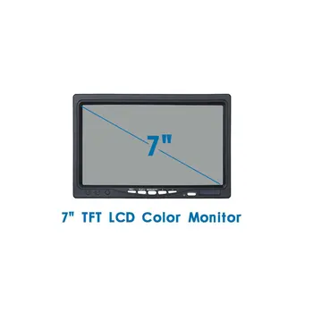 Țevi industriale Jur de Scurgere Sistem de Control IP68 rezistent la apa Cu DVR 23mm Camera de 7 Inch TFT Color Monitor
